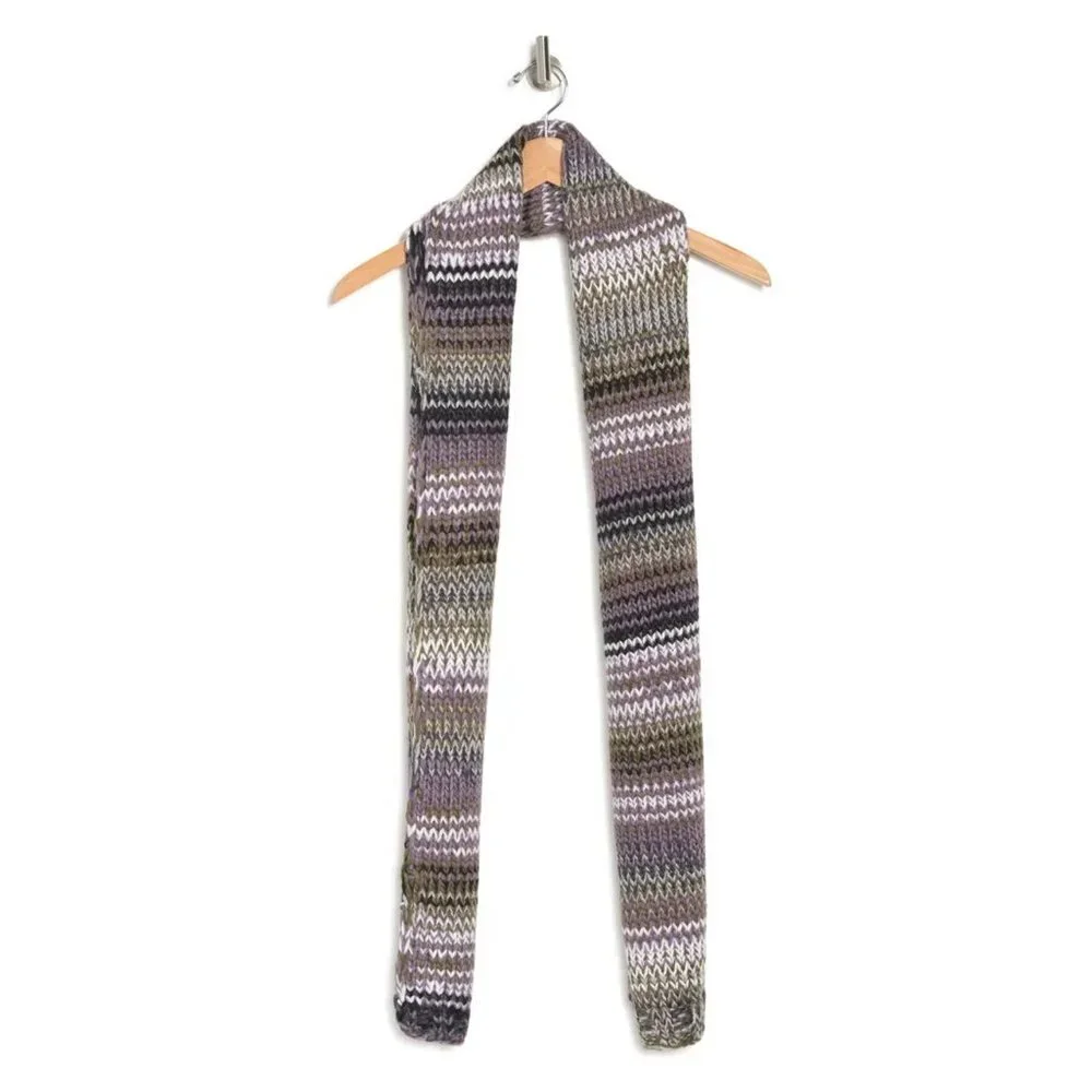 Frye & Co. Degrade Striped Knit Scarf